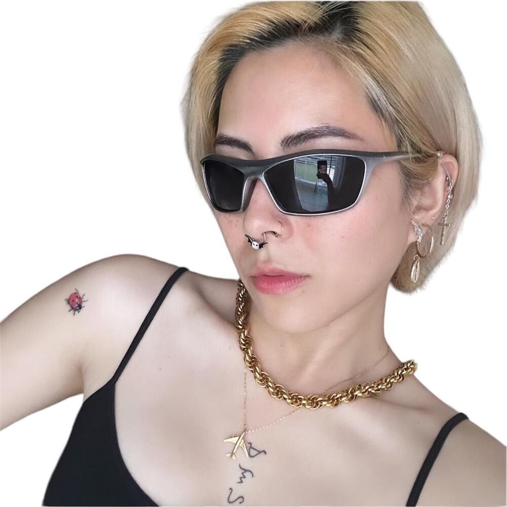 The pewter sunglasses
